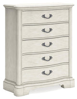 Arlendyne Antique White Chest Of Drawers - Ella Furniture