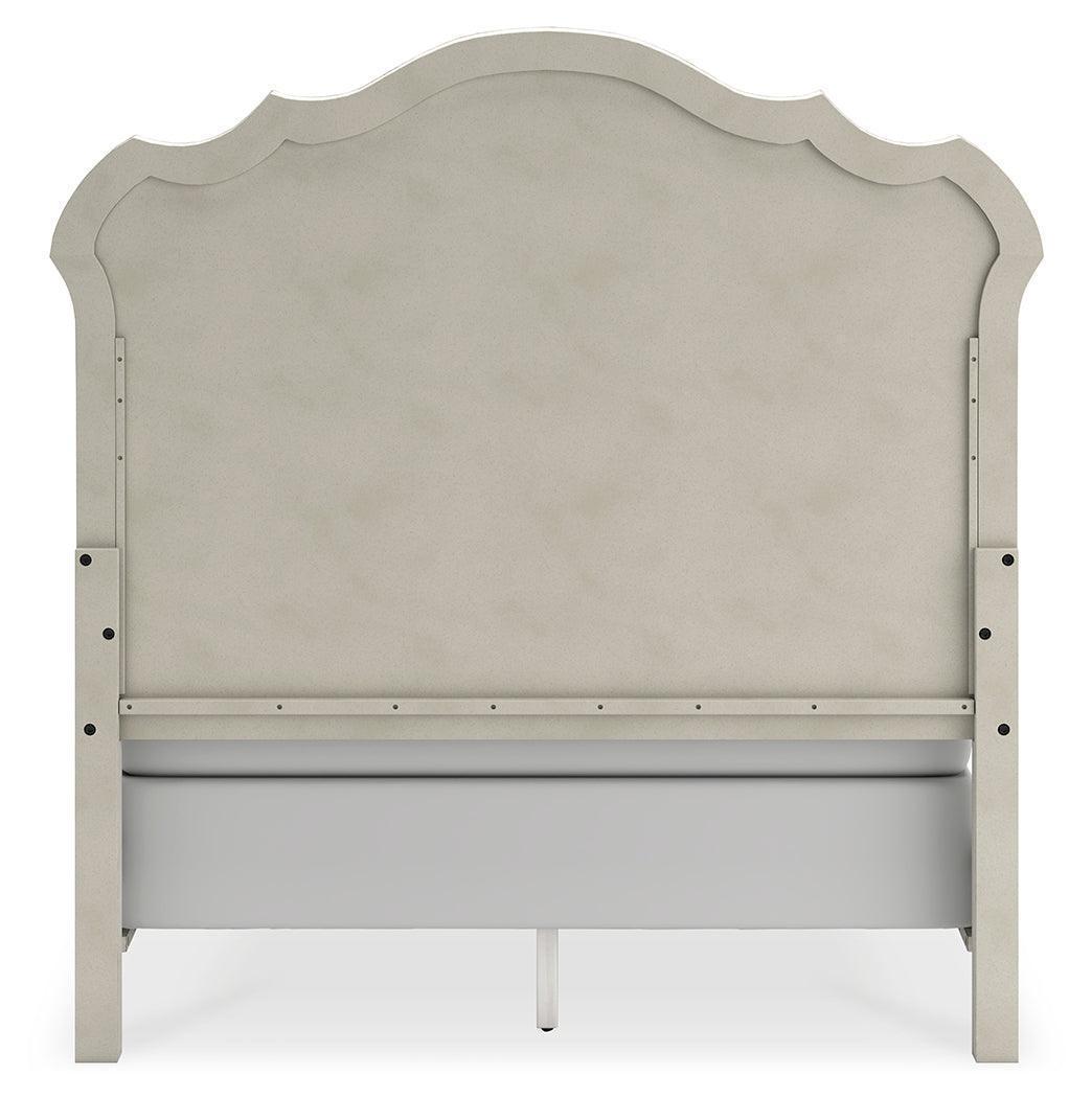 Arlendyne Antique White Queen Upholstered Bed