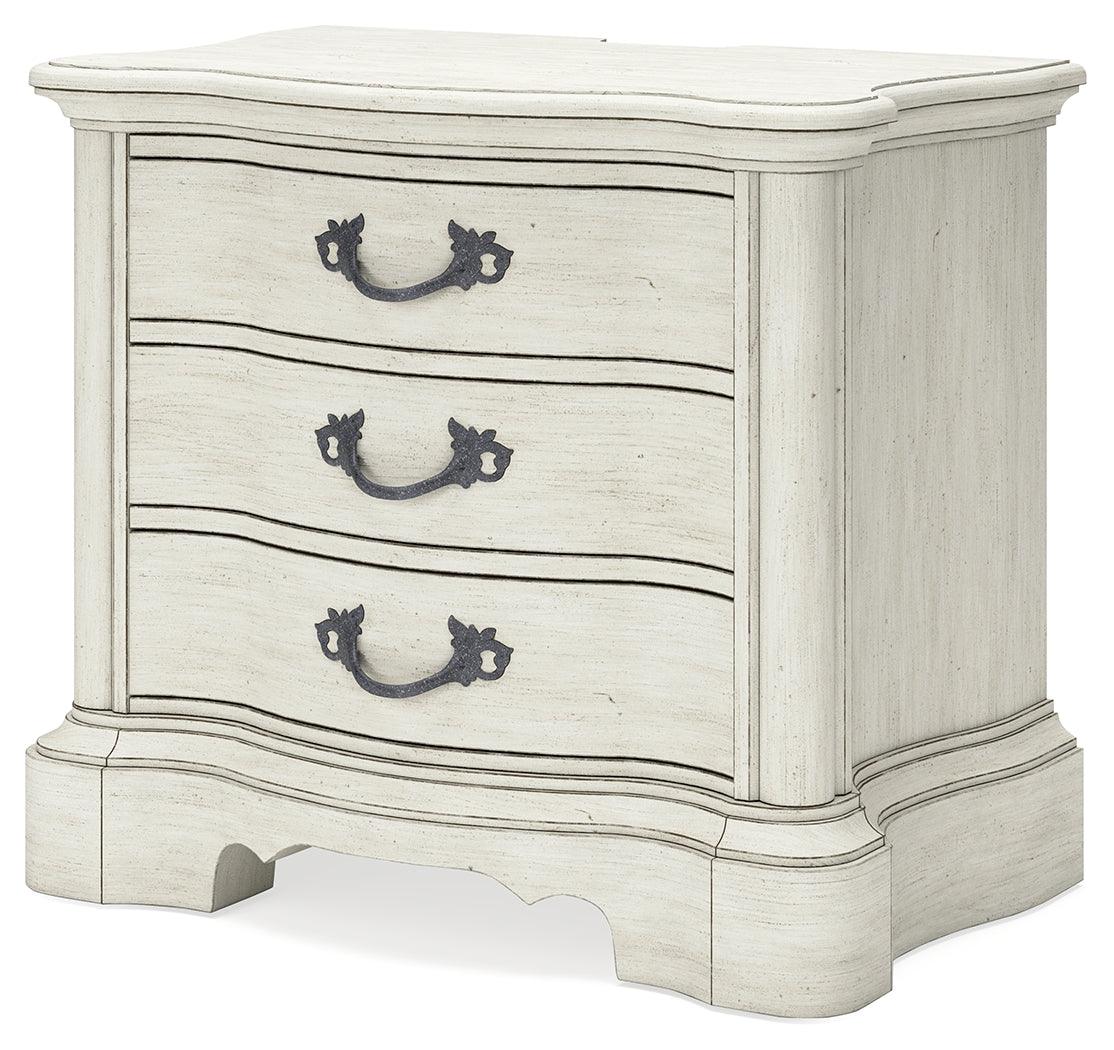 Arlendyne Antique White Nightstand - Ella Furniture