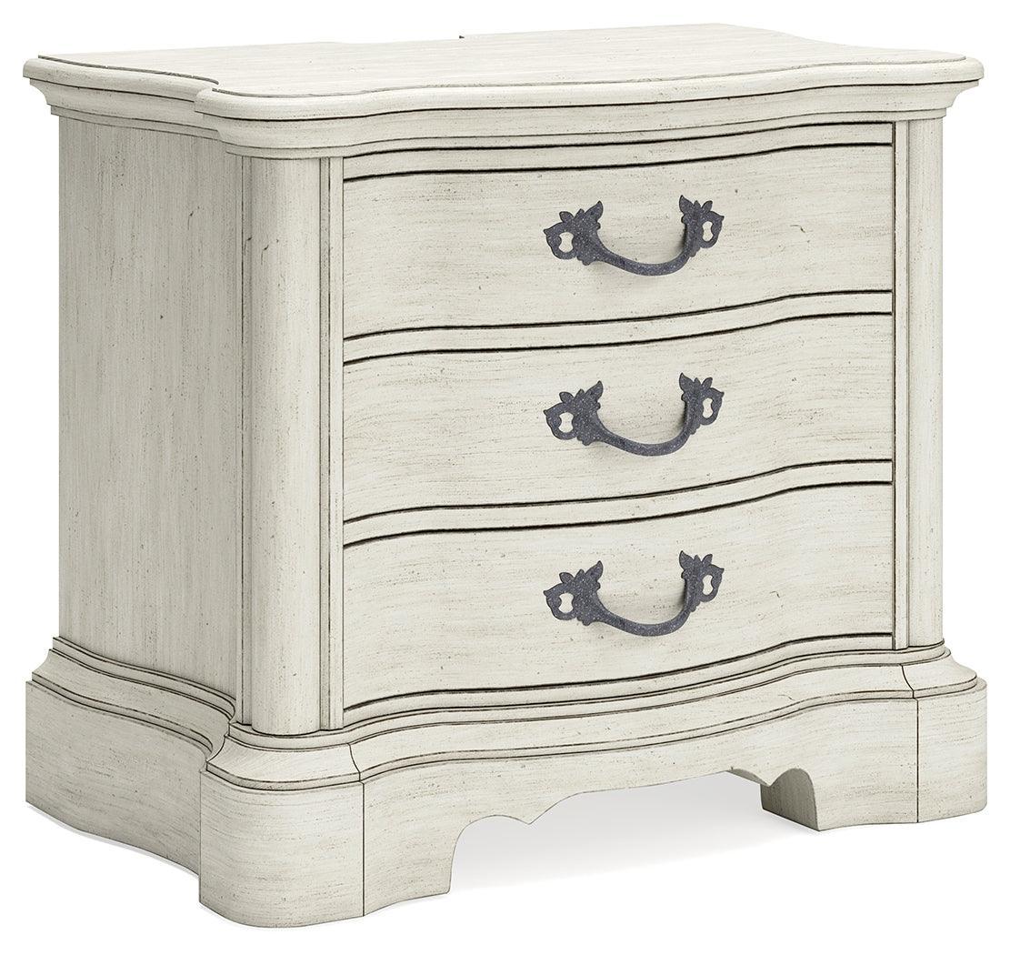 Arlendyne Antique White Nightstand - Ella Furniture