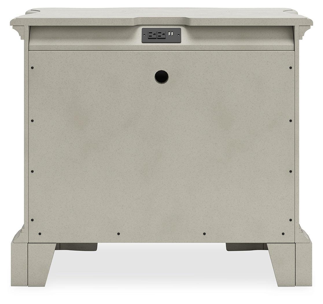 Arlendyne Antique White Nightstand - Ella Furniture