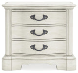 Arlendyne Antique White Nightstand - Ella Furniture