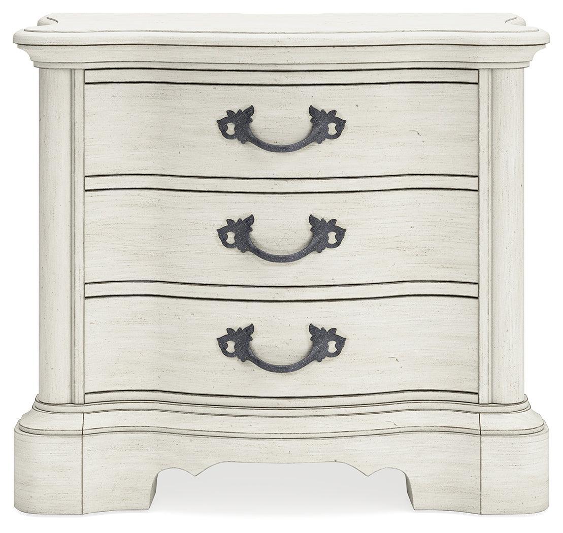 Arlendyne Antique White Nightstand - Ella Furniture