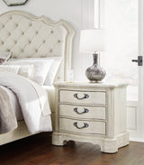 Arlendyne Antique White Nightstand - Ella Furniture