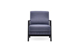Pavia Navy Blue Armchair - Ella Furniture
