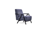Pavia Navy Blue Armchair - Ella Furniture