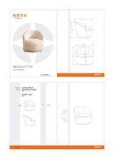 Emily Ivory Boucle Sofa 91" & Loveseat 81"