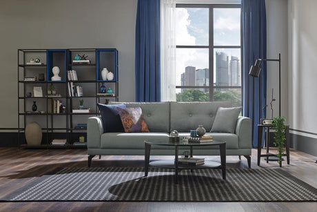 Cordell Light Gray 3-Seater Sofa Bed - Ella Furniture