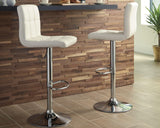 Bellatier Bone Adjustable Height Bar Stool D120-230 - Ella Furniture