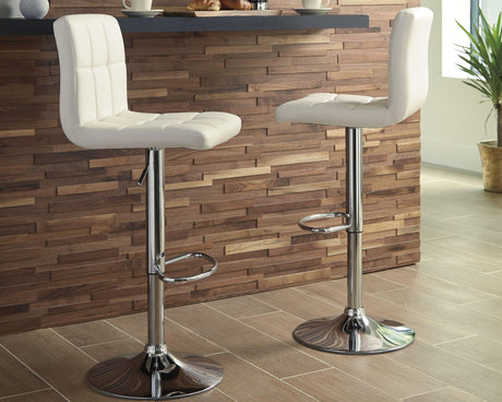 Bellatier Bone Adjustable Height Bar Stool D120-230 - Ella Furniture