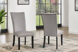 Larry Grey Rectangular Dining Room Set