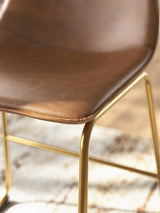 Ciabori Brown/Gold Dining Chair