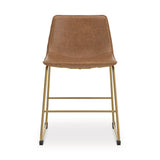 Ciabori Brown/Gold Dining Chair