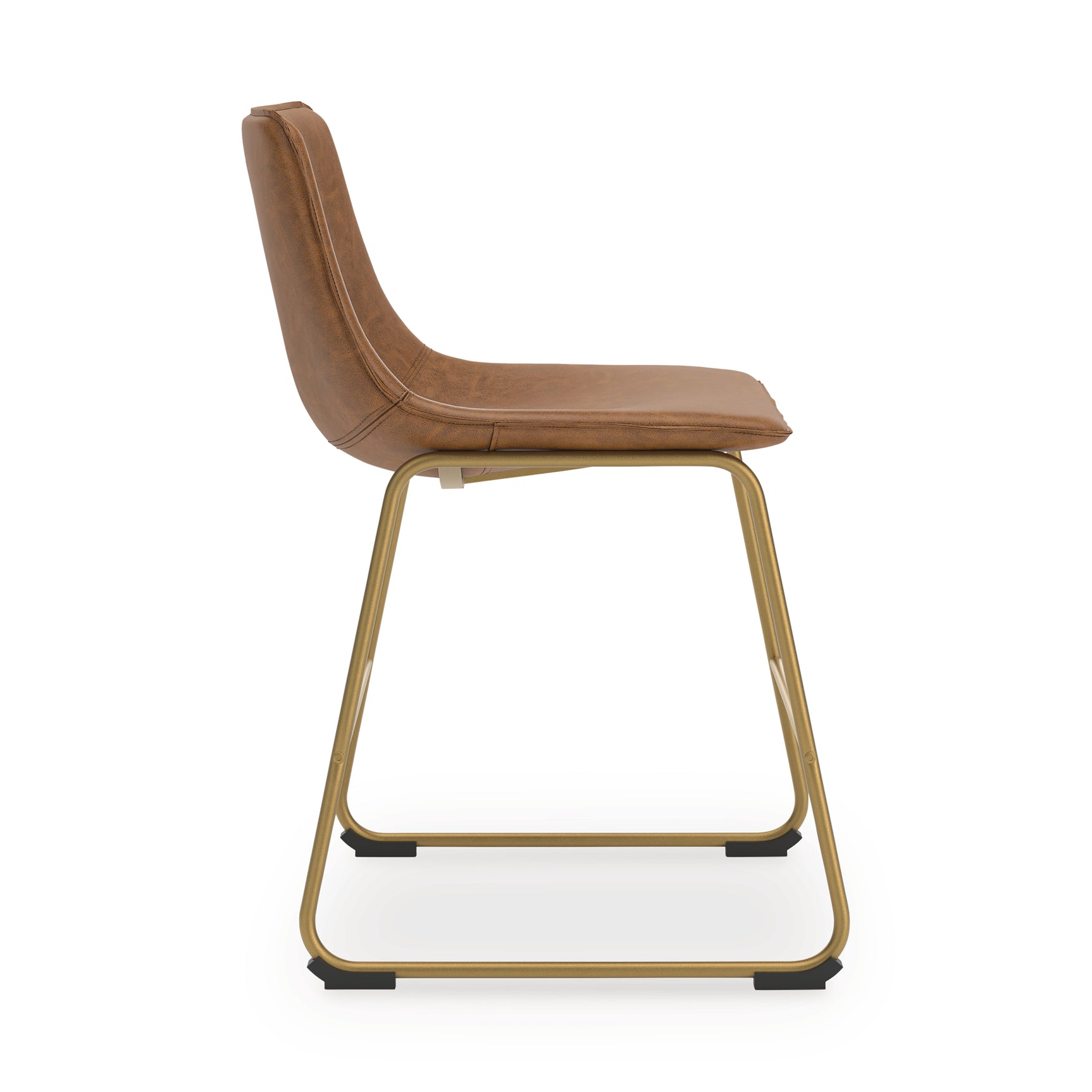 Ciabori Brown/Gold Dining Chair