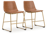 Ciabori Brown/Gold Dining Chair