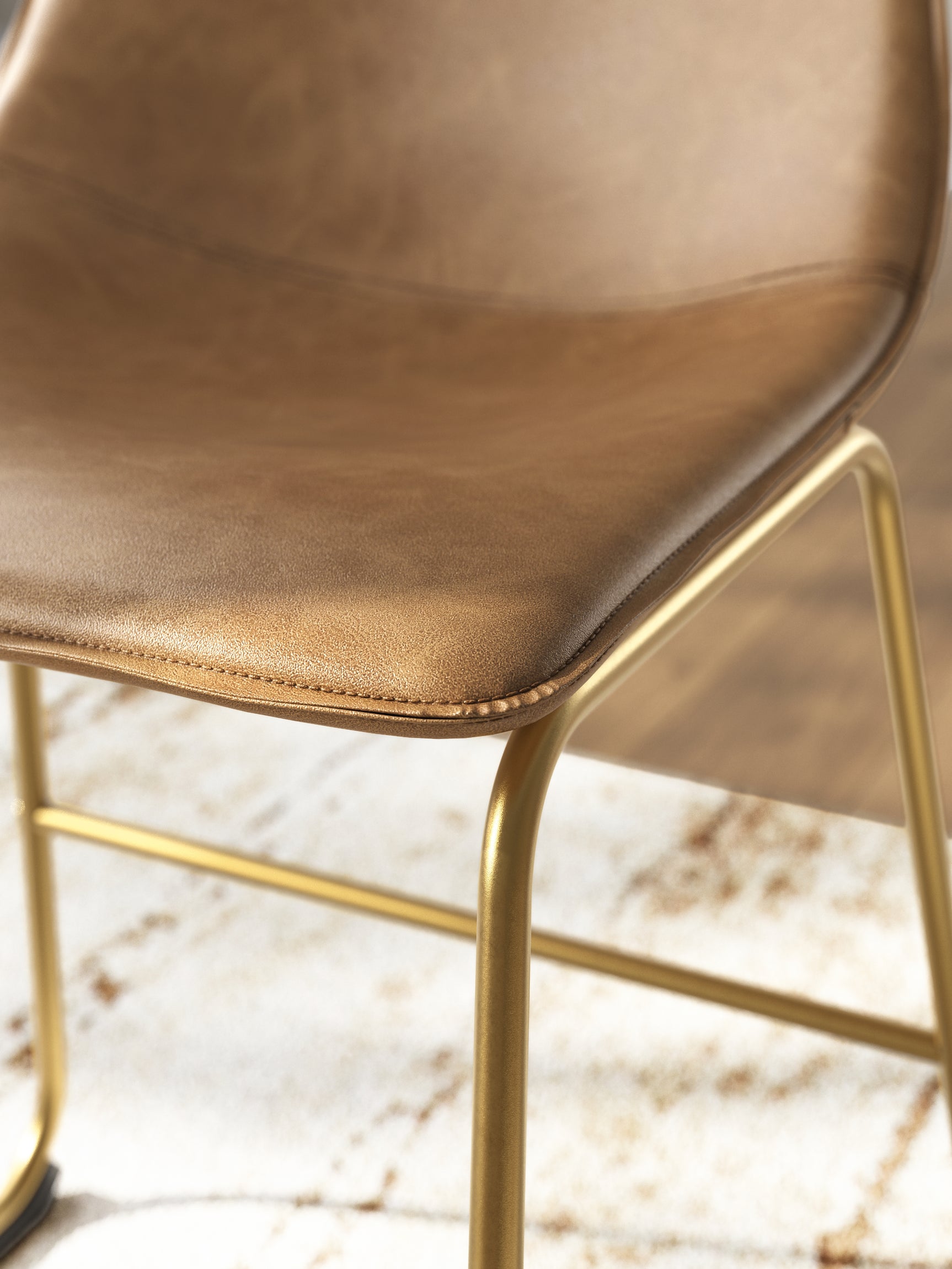 Ciabori Toast/Gold Dining Chair