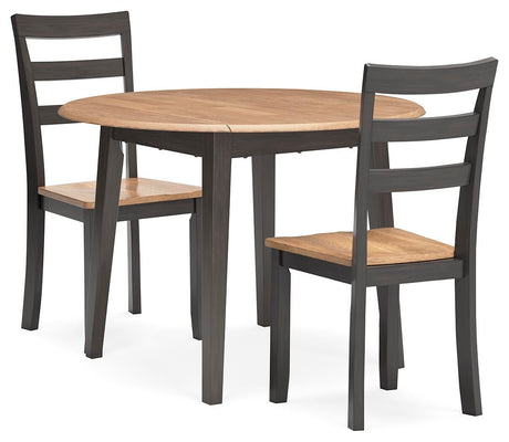Gesthaven Natural/Brown Dining Set view 2