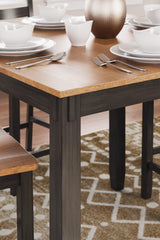 Gesthaven Natural Brown Counter Height Dining Table And 4 Barstools (Set of 5)