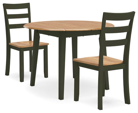 Gesthaven Natural/Green Dining Set view 2