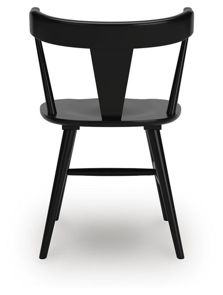 Gretlynn Black/Natural Dining Set view 6
