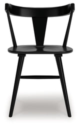 Gretlynn Black Dining Chair