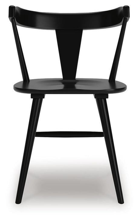 Gretlynn Black/Natural Dining Set view 4