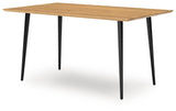 Gretlynn Black/Natural Dining Table