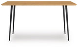 Gretlynn Black/Natural Dining Table