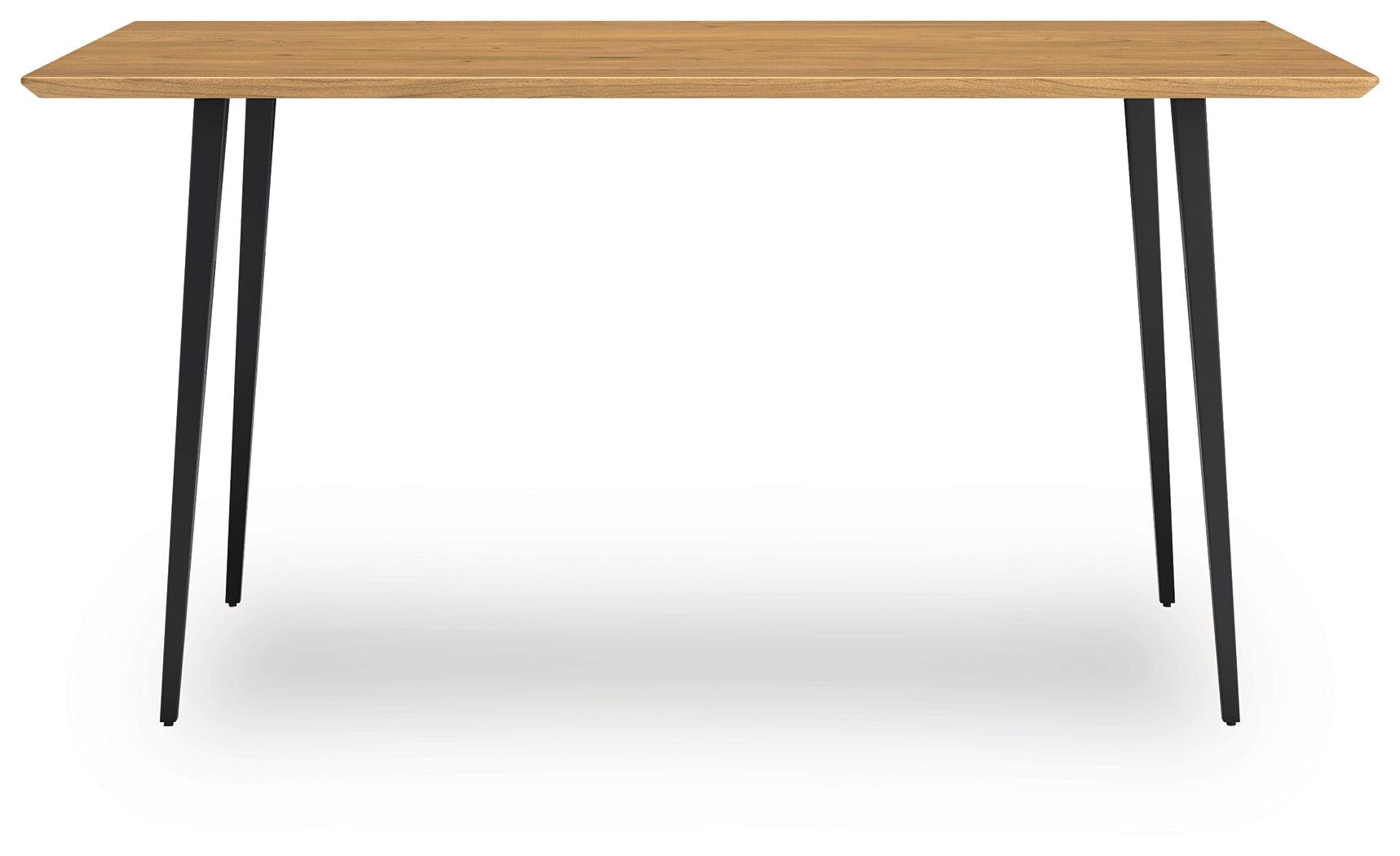 Gretlynn Black/Natural Dining Table
