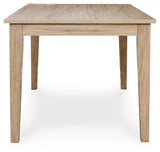Gleanville Light Brown Dining Table - Ella Furniture