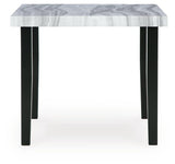 Mervannie Gray/Black Counter Height Dining Table