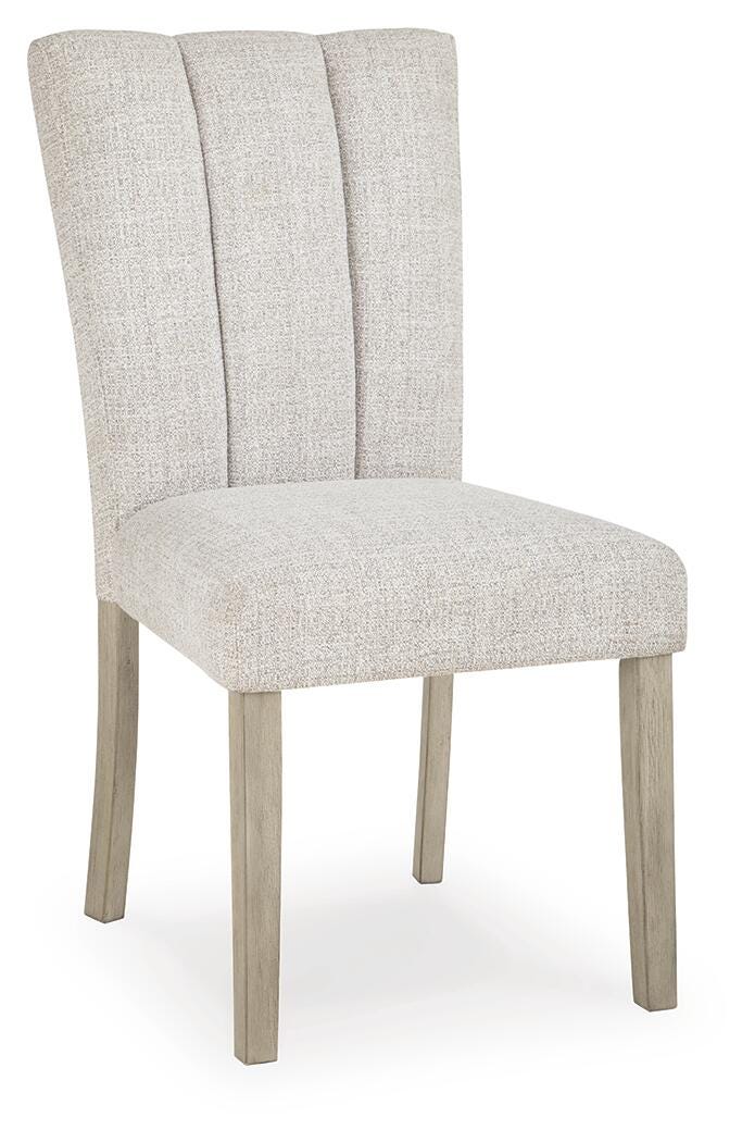 Larawyn Bisque Dining Chair angled view