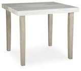 Larawyn Bisque Counter Height Dining Table angled view
