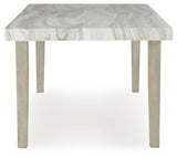 Larawyn Bisque Dining Table view 4