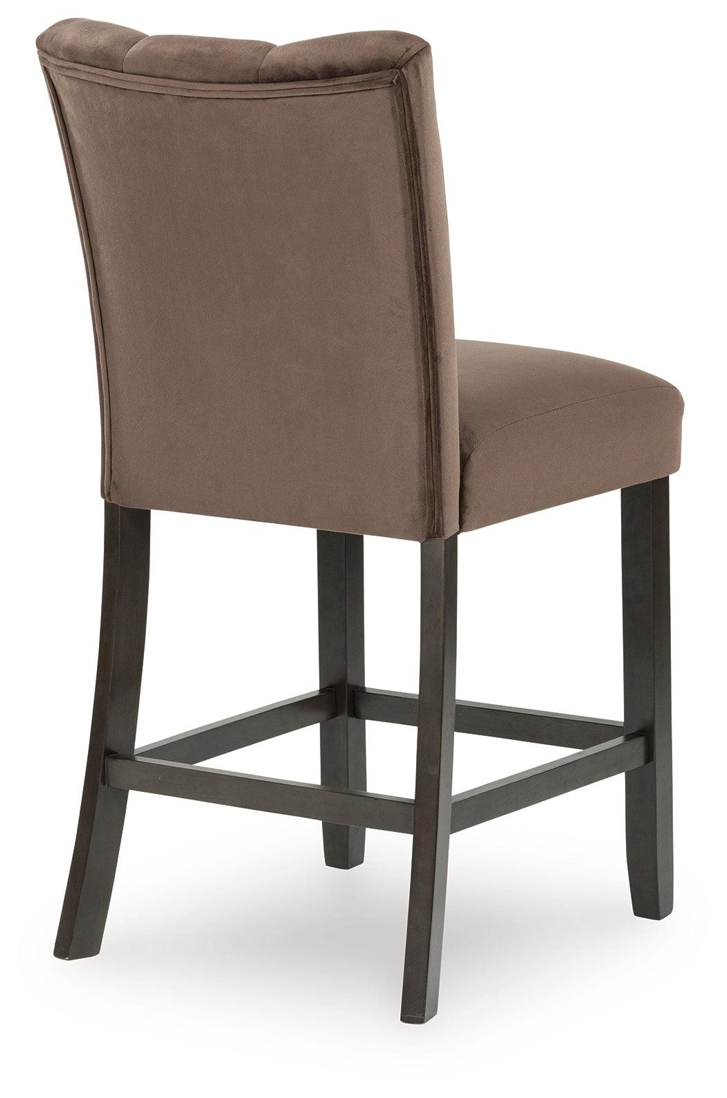Jeshina Mocha Counter Height Barstool