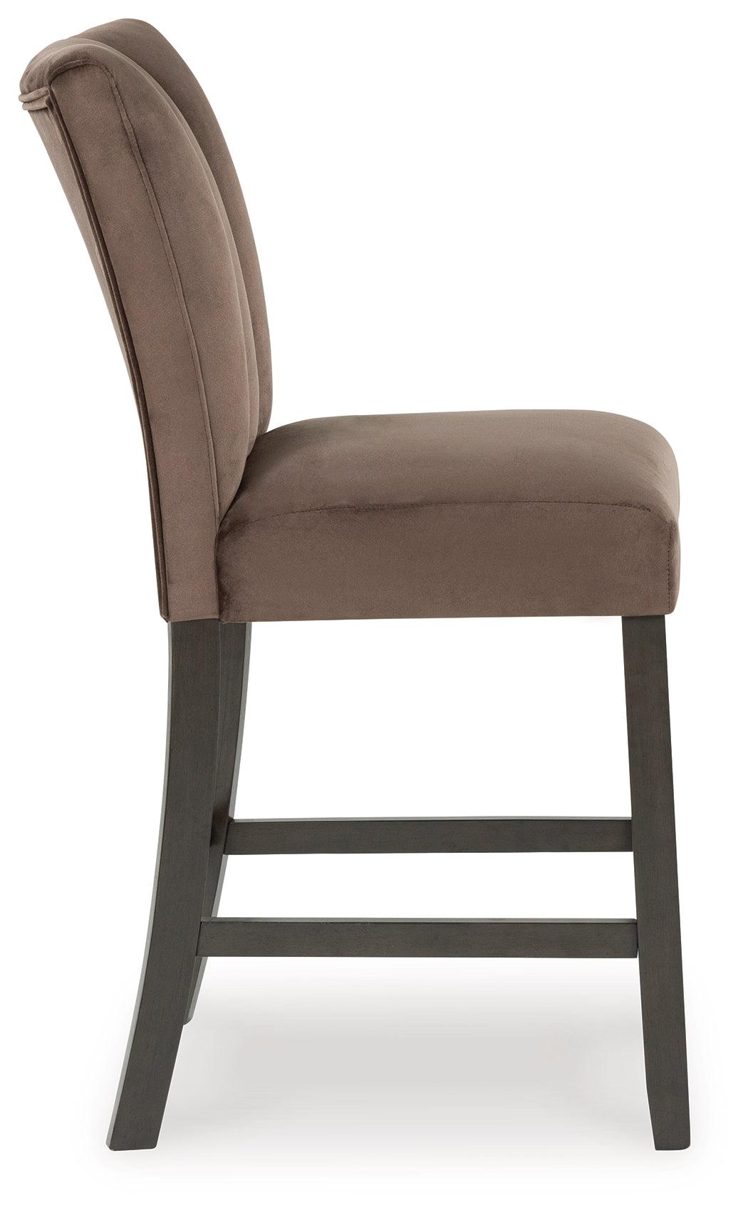 Jeshina Mocha Counter Height Barstool