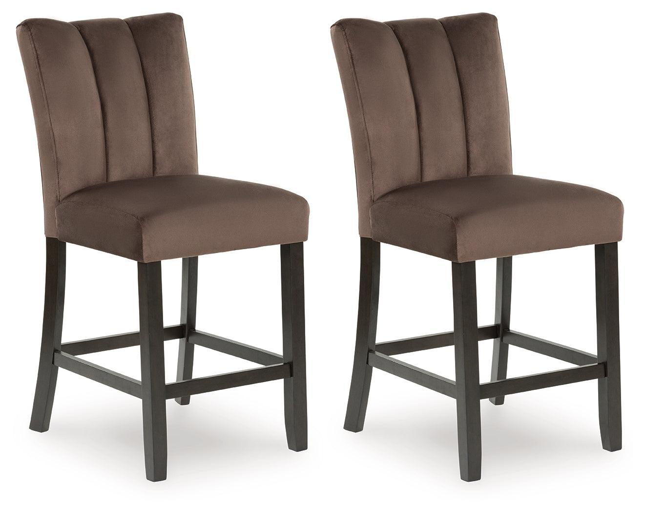 Jeshina Mocha Counter Height Barstool