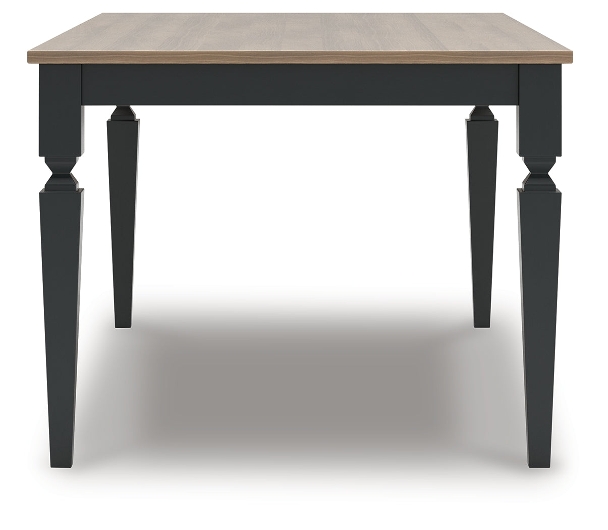Brenkerton Grayish Brown/Black Dining Table