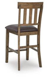 Urbinforte Light Brown Counter Height Barstool