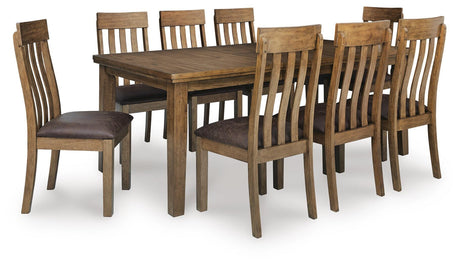 Urbinforte Light Brown Dining Set view 5