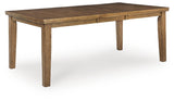 Urbinforte Light Brown Dining Extension Table