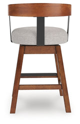 Ralene Medium Brown Counter Height Barstool