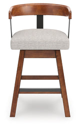 Ralene Medium Brown Counter Height Barstool