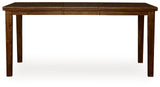 Ralene Medium Brown Counter Height Dining Extension Table