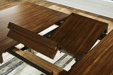 Ralene Medium Brown Counter Height Dining Table and 4 Barstools and Bench