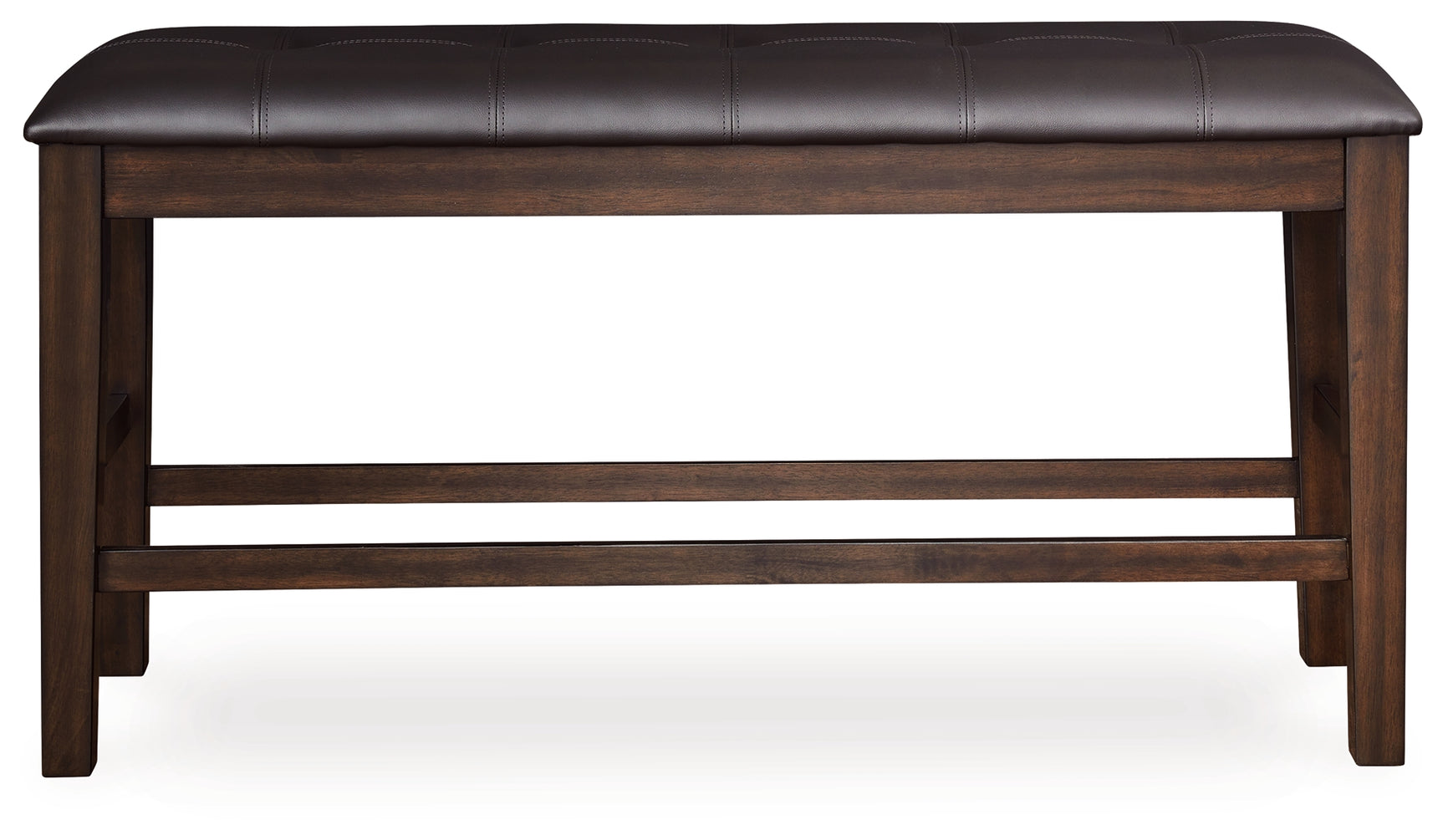 Haddigan Dark Brown Counter Height Dining Bench
