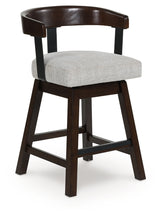Haddigan Dark Brown Counter Height Barstool