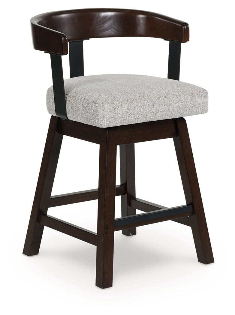 Haddigan Dark Brown Counter Height Barstool