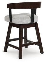 Haddigan Dark Brown Counter Height Barstool