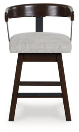 Haddigan Dark Brown Counter Height Barstool